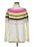 Crown & Ivy Print White Pullover Sweater Size M - photo 1