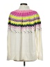 Crown & Ivy Print White Pullover Sweater Size M - photo 2