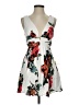 Assorted Brands 100% Rayon Floral White Casual Dress Size S - photo 1