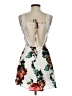 Assorted Brands 100% Rayon Floral White Casual Dress Size S - photo 2