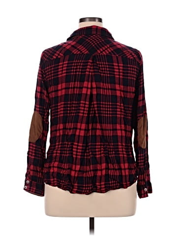 Skies Are Blue 3/4 Sleeve Button-Down Shirt (view 2)