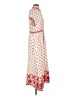 Max Studio Floral Graphic Ivory Casual Dress Size M - photo 4