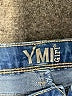 YMI Solid Blue Jeans Size 16 - photo 3