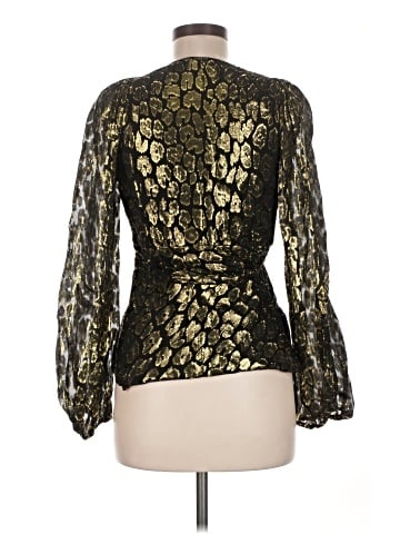 A.L.C. 3/4 Sleeve Silk Top (view 2)