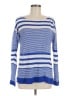 Lilly Pulitzer 100% Linen Stripes Blue Pullover Sweater Size M - photo 1