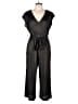Bishop + Young Metallic Black Jumpsuit Size L - photo 1
