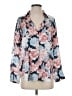 Zara Floral Pink Long Sleeve Blouse Size XS - photo 1