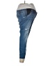 Isabel Maternity Solid Blue Jeans Size 32R Waist - photo 4