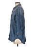 Intro Blue 3/4 Sleeve Button-Down Shirt Size S - photo 5
