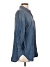 Intro Blue 3/4 Sleeve Button-Down Shirt Size S - photo 4