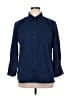 Chico's Blue 3/4 Sleeve Button-Down Shirt Size XL (3.5) - photo 1