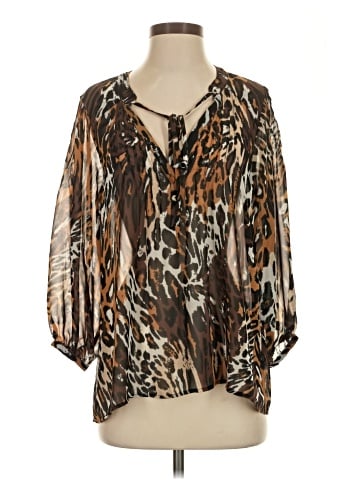 Oxford & Regent 3/4 Sleeve Blouse (view 1)