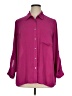 MICHAEL Michael Kors 100% Polyester Color Block Purple 3/4 Sleeve Blouse Size 1X - photo 1