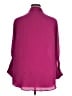 MICHAEL Michael Kors 100% Polyester Color Block Purple 3/4 Sleeve Blouse Size 1X - photo 2