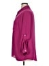 MICHAEL Michael Kors 100% Polyester Color Block Purple 3/4 Sleeve Blouse Size 1X - photo 5