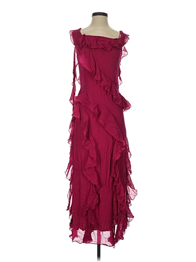 Pre-owned & Other Stories Cocktail Dress In Burgundy