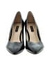 Nine West 100% Leather Black Heels Size 9 - photo 2