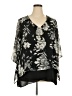 Karen Kane Black 3/4 Sleeve Blouse Size 2X - photo 1