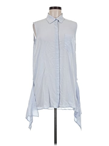 DKNY Sleeveless Silk Top (view 1)