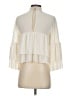 Bebe Ivory 3/4 Sleeve Blouse Size S - photo 2