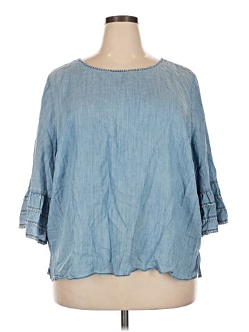 Nic + Zoe 3/4 Sleeve Blouse (view 1)
