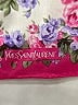 Saint Laurent Floral Ivory Vintage Scarf One size - photo 3