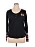 Reebok Black Long Sleeve Henley Size XL - photo 1