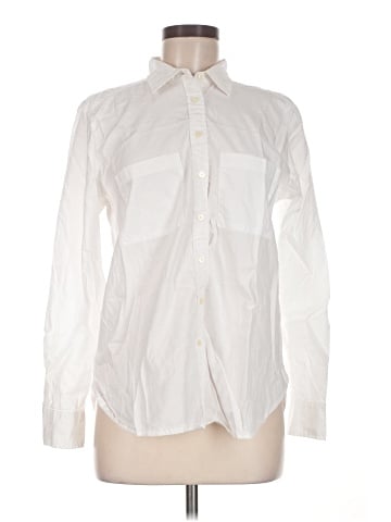 Ann Taylor LOFT Long Sleeve Button-Down Shirt (view 1)