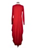 Unbranded Solid Red Casual Dress Size S - photo 2