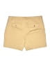 Chico's Solid Yellow Khaki Shorts Size XL (3) - photo 2