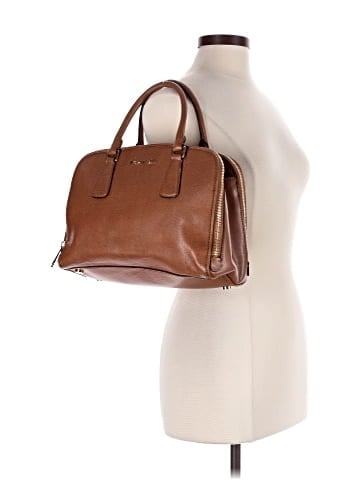 MICHAEL Michael Kors Leather Satchel (view 2)
