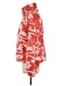 American Eagle Outfitters 100% Polyester Print Red Faux Fur Jacket Size M - photo 5