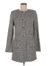 St. John Collection Houndstooth Gray Coat Size 6 - photo 1
