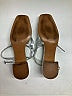 Zara Metallic Silver Heels Size EU 38 - photo 4