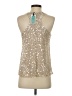 Studio Y 100% Polyester Silver Tank Top Size XS - photo 2
