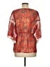 Free People 100% Polyester Red 3/4 Sleeve Blouse Size M - photo 2