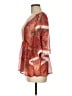 Free People 100% Polyester Red 3/4 Sleeve Blouse Size M - photo 5