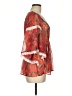 Free People 100% Polyester Red 3/4 Sleeve Blouse Size M - photo 4