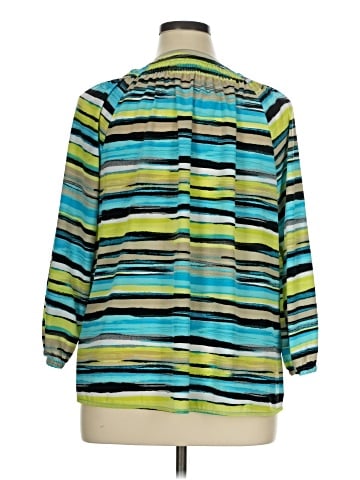 Dana Buchman Long Sleeve Polo (view 2)