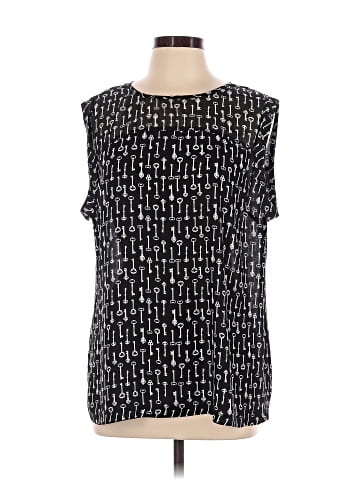 Roz & Ali Sleeveless Blouse (view 1)