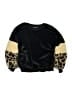 Xtraordinary 100% Polyester Animal Print Black Pullover Sweater Size 6X - photo 1