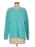 525 America 100% Cotton Solid Teal Pullover Sweater Size S - photo 1