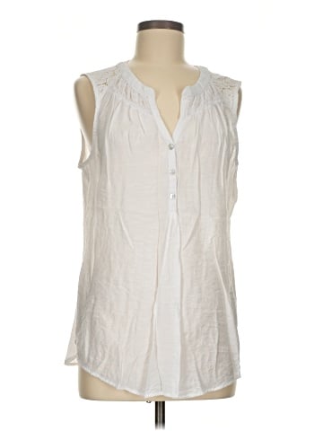 Roz & Ali Sleeveless Blouse (view 1)