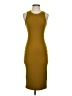 Nine West Solid Yellow Cocktail Dress Size XS - photo 1