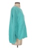 525 America 100% Cotton Solid Teal Pullover Sweater Size S - photo 4