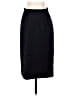 Escada 100% Wool Solid Black Wool Skirt Size EU 36 / US 6 - photo 1