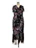 Apt. 9 100% Polyester Floral Black Cocktail Dress Size 3X - photo 1