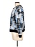 St. John Color Block Graphic Blue Cardigan Size L - photo 5
