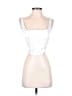 Missguided 100% Polyester White Sleeveless Blouse Size 4 - photo 1