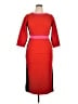 Boden 100% Polyester Color Block Red Cocktail Dress Size 16L - photo 1